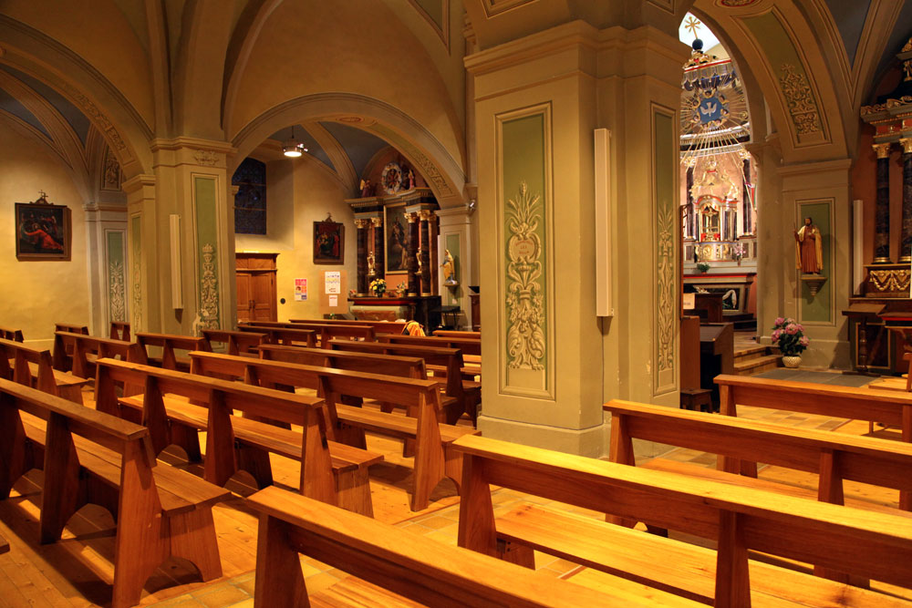 Eglise de Saint Paul en Chablais installation sonorisation Couleur Son
